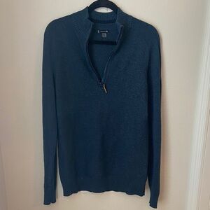 Smartwool Men’s Sparwood Half-Zip Blue Sweater